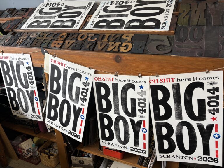 Big Boy letterpress posters